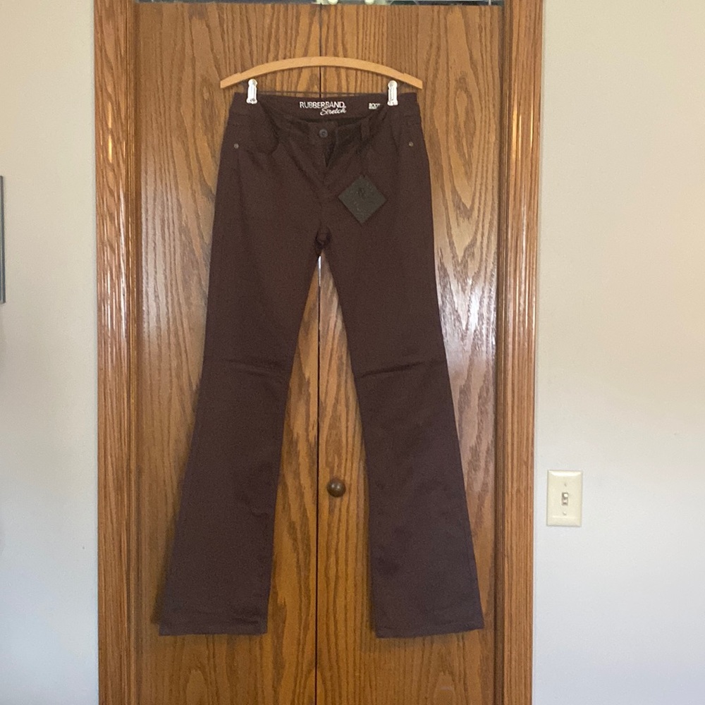 Rubberband  stretch bootcut pants